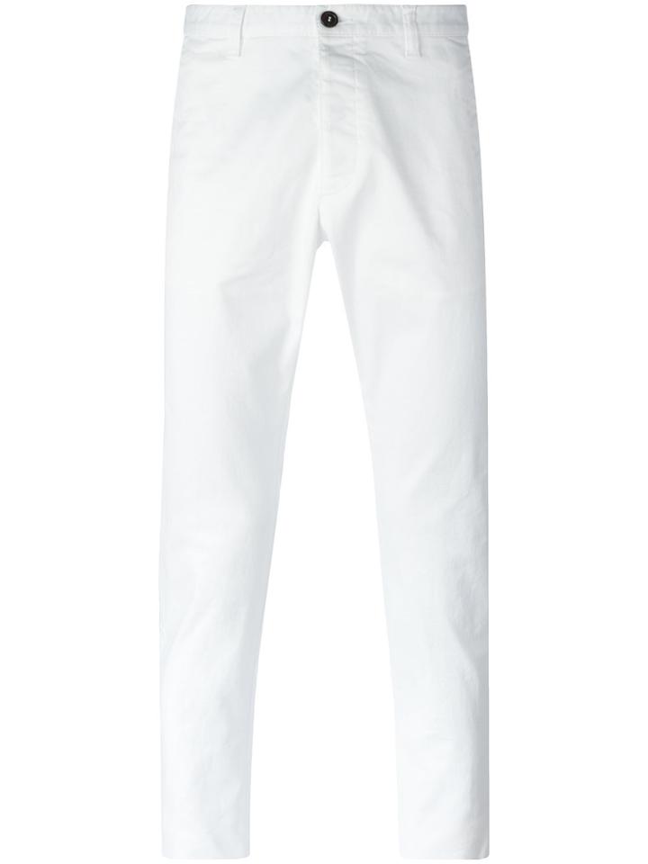 Dsquared2 Straight Leg Trousers - White