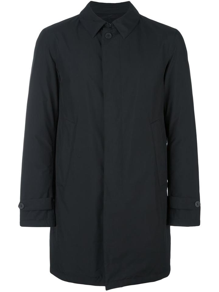 Herno Laminar Coat, Men's, Size: 48, Black, Feather Down/polyamide/polyester