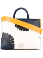 Paula Cademartori - Panel Tote - Women - Calf Leather - One Size, Women's, Blue, Calf Leather