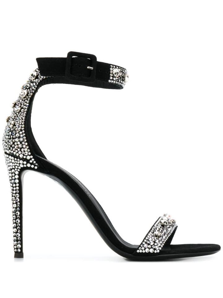 Giuseppe Zanotti Neyla Crystal Sandals - Black