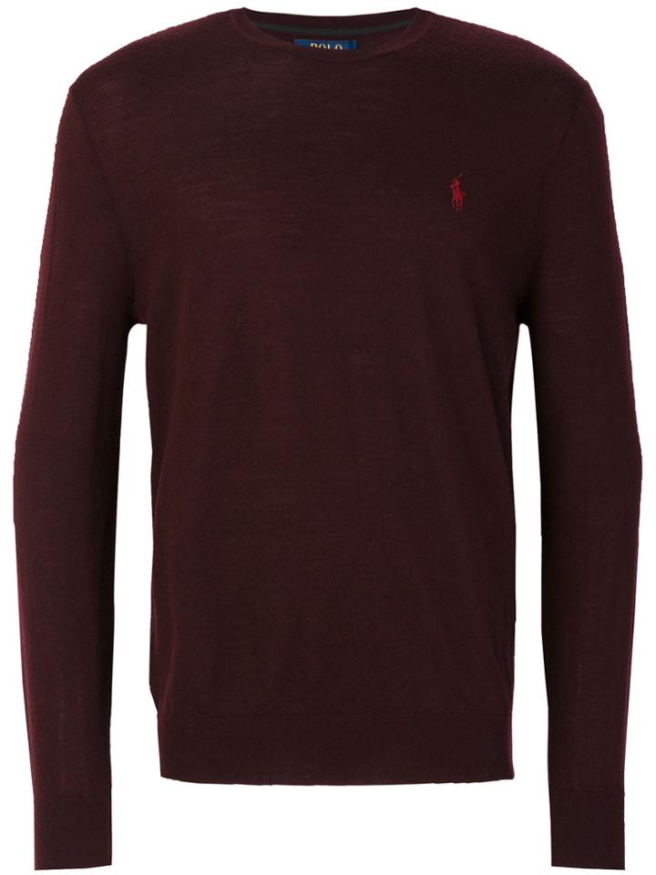 Polo Ralph Lauren Classic Crew Neck Jumper - Red