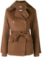 P.a.r.o.s.h. Belted Coat - Brown