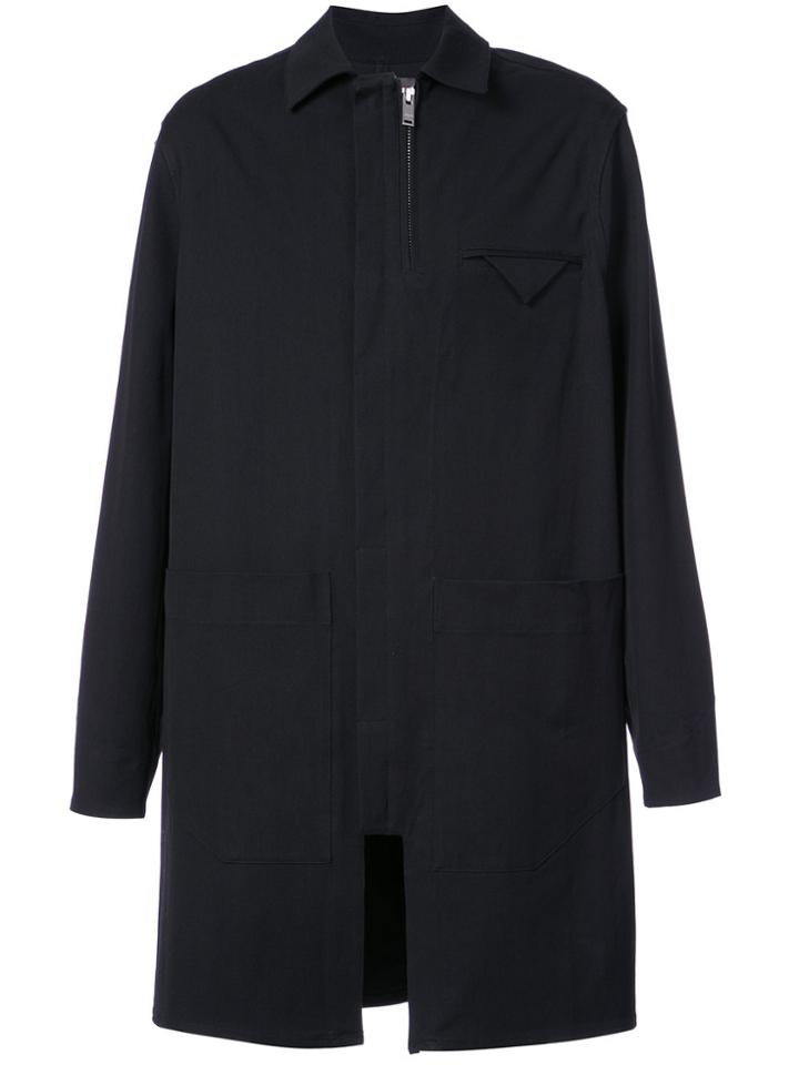 Siki Im Classic Collar Coat - Black