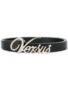 Versus Metal Signature Logo Belt - Black