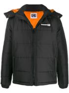 Les Hommes Short Hooded Jacket - Black