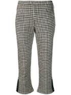 Comme Des Garçons Pre-owned Gingham Check Trousers - Black
