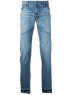 Factotum - Panelled Step Hem Jeans - Men - Cotton - 29, Blue, Cotton