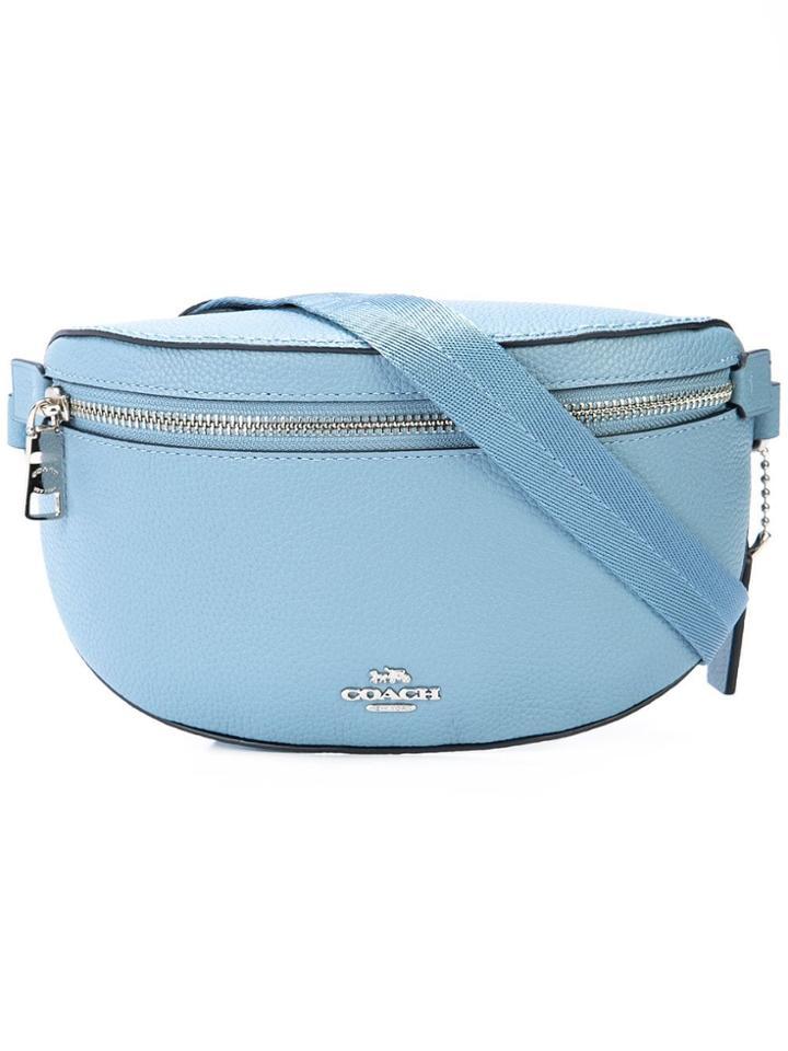 Coach Pebble Belt Bag - Blue