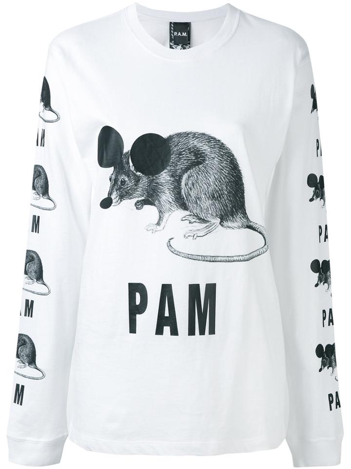 Pam Perks And Mini - We Got Numbers T-shirt - Women - Cotton - M, White, Cotton