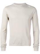 Rick Owens Biker Level Pullover - Grey
