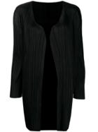 Pleats Please By Issey Miyake Pleated Kaftan Dress - Black