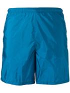 Prada Elasticated Waistband Swim Shorts, Men's, Size: 52, Blue, Nylon/polyester