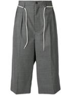 Maison Margiela Drawstring Tailored Shorts - Grey