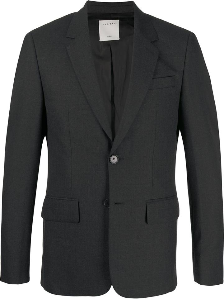 Sandro Paris Two-piece Fitted Suit - Grey