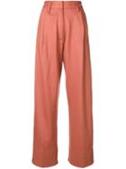 Forte Forte High Waisted Trousers - Pink