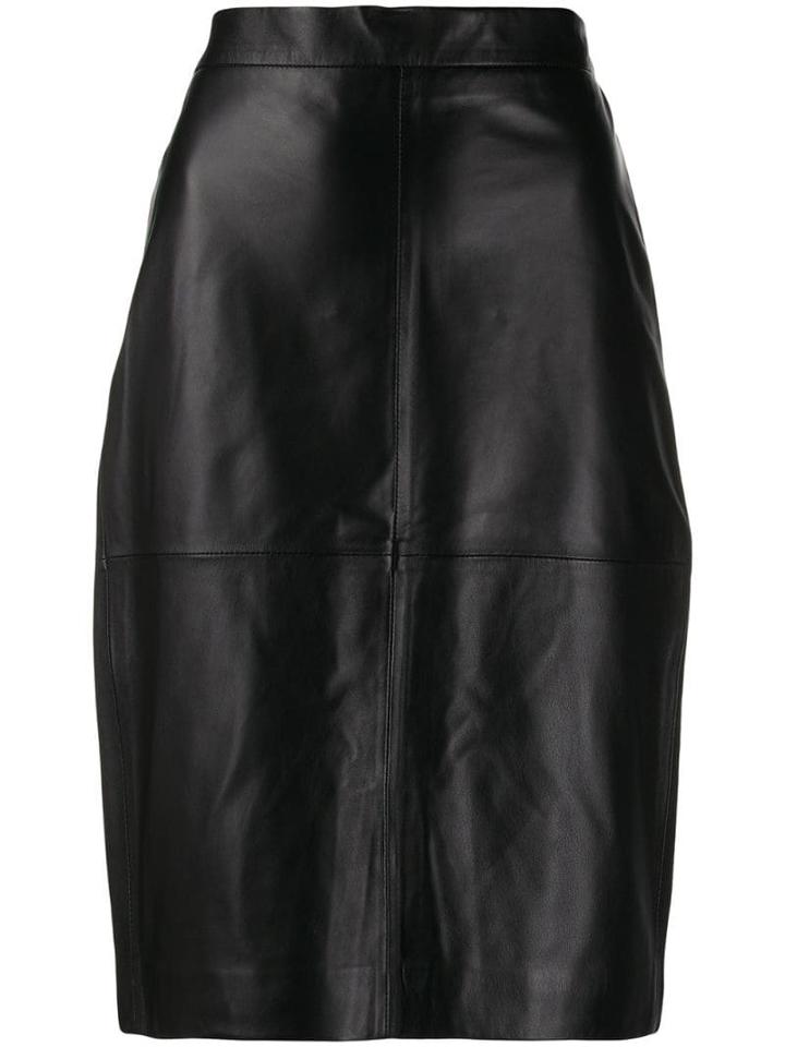 Federica Tosi High-waisted Fitted Skirt - Black