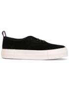 Eytys Lace-up Sneakers, Adult Unisex, Size: 36, Black, Suede/cotton/rubber
