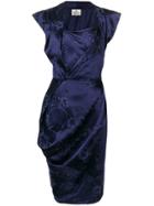 Vivienne Westwood Sleeveless Shift Midi Dress - Blue