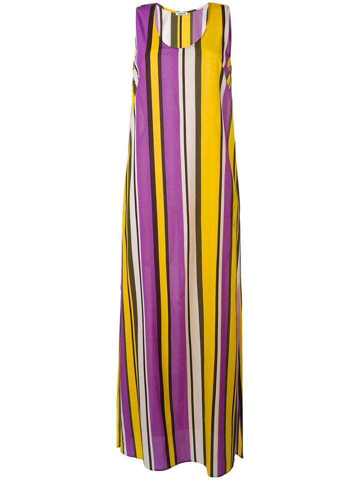 P.a.r.o.s.h. - Striped Tent Dress - Women - Silk/spandex/elastane - S, Women's, Silk/spandex/elastane