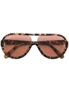 Stella Mccartney Eyewear Tortoiseshell Sunglasses - Brown