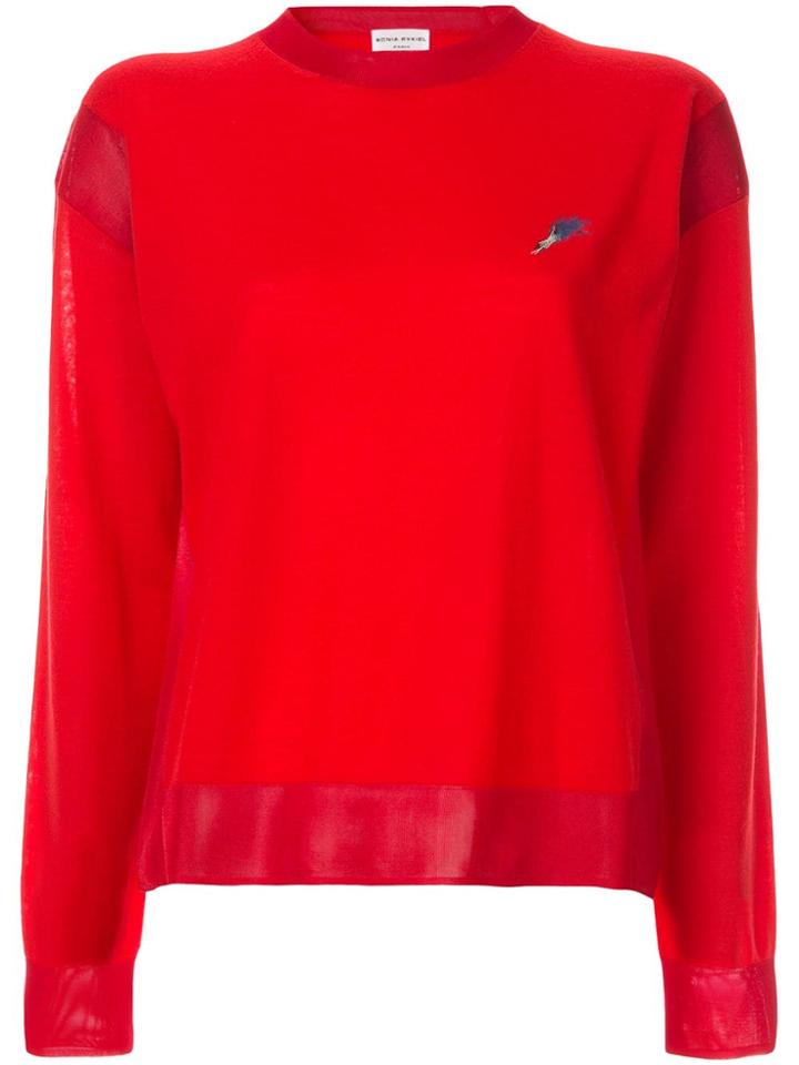 Sonia Rykiel Bouquet Embroidered Sweatshirt