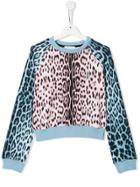 Roberto Cavalli Junior Teen Leopard Print Sweatshirt - Pink