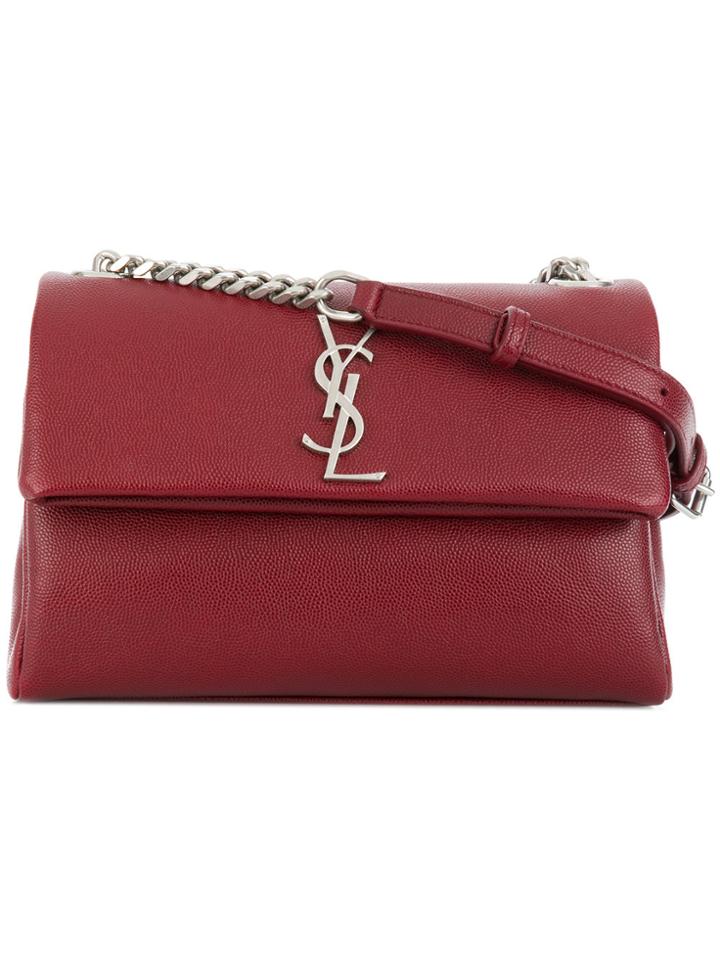 Saint Laurent Small West Hollywood Bag - Red