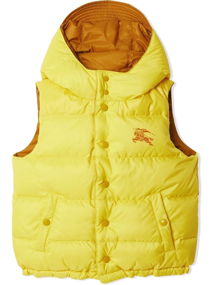 Burberry Kids Teen Reversible Showerproof Down-filled Hooded Gilet -