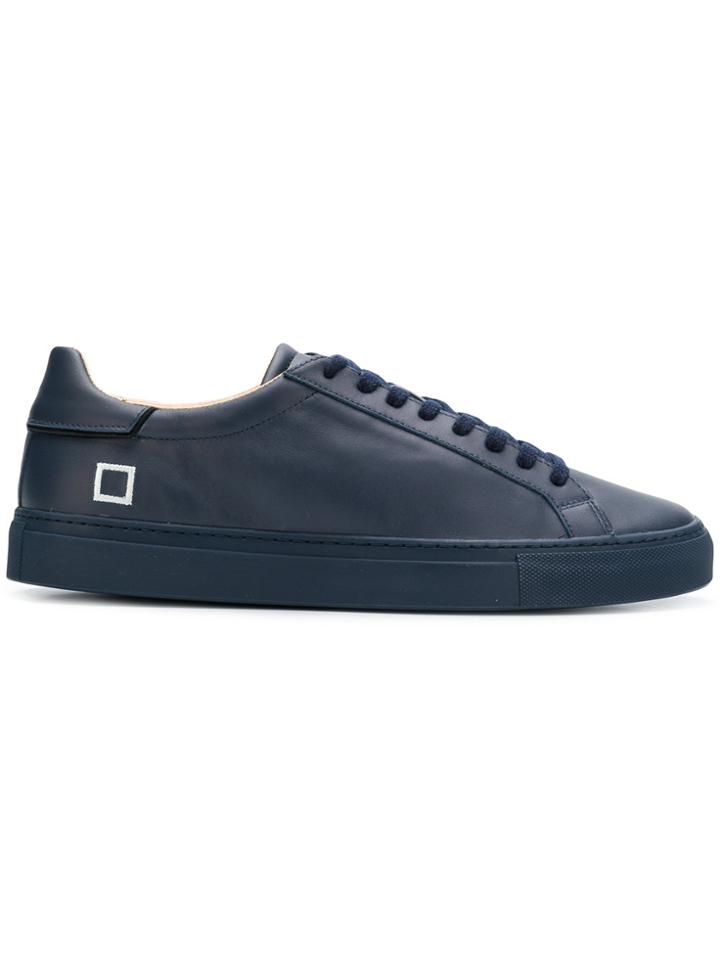 D.a.t.e. Monochrome Lace-up Sneakers - Blue