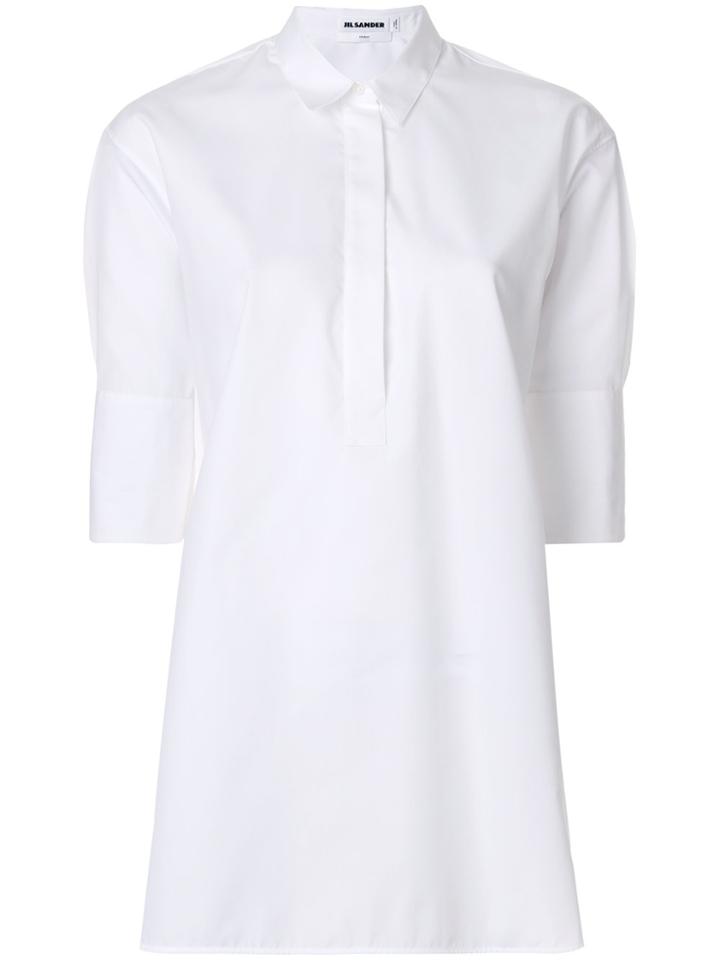 Jil Sander Plain Polo Shirt - White