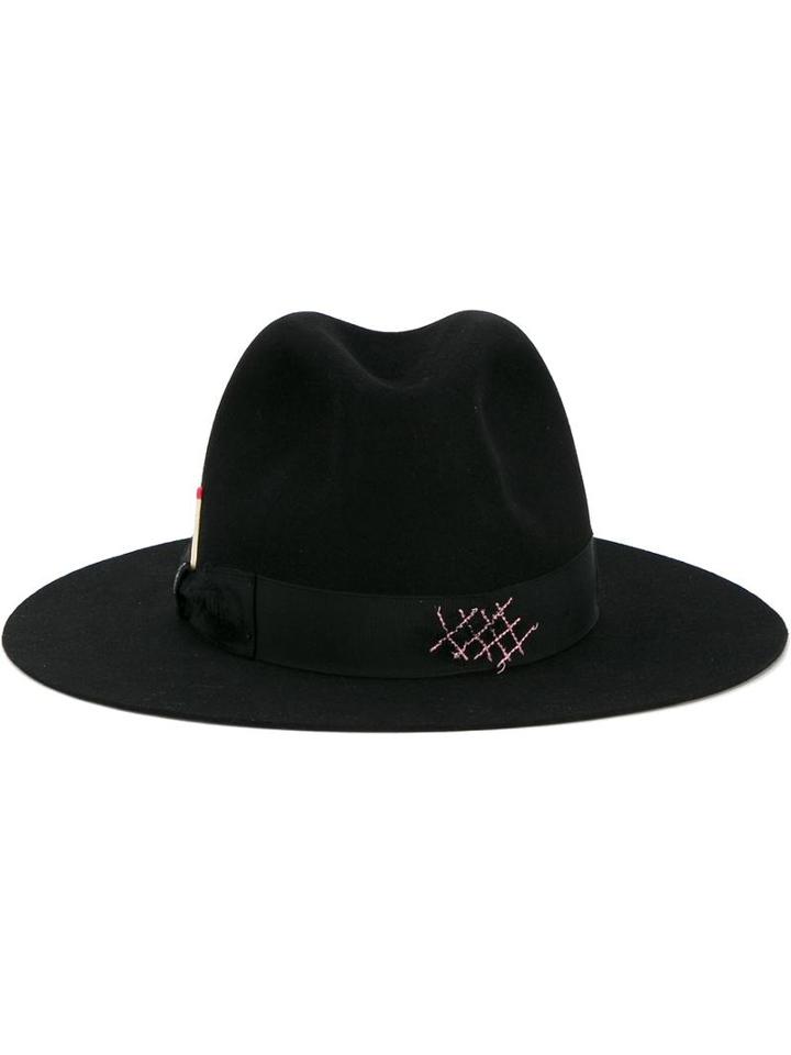 Nick Fouquet 'borsalino' Hat, Women's, Size: 57, Black, Wool Felt