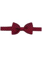 Lanvin Printed Bow Tie - Red