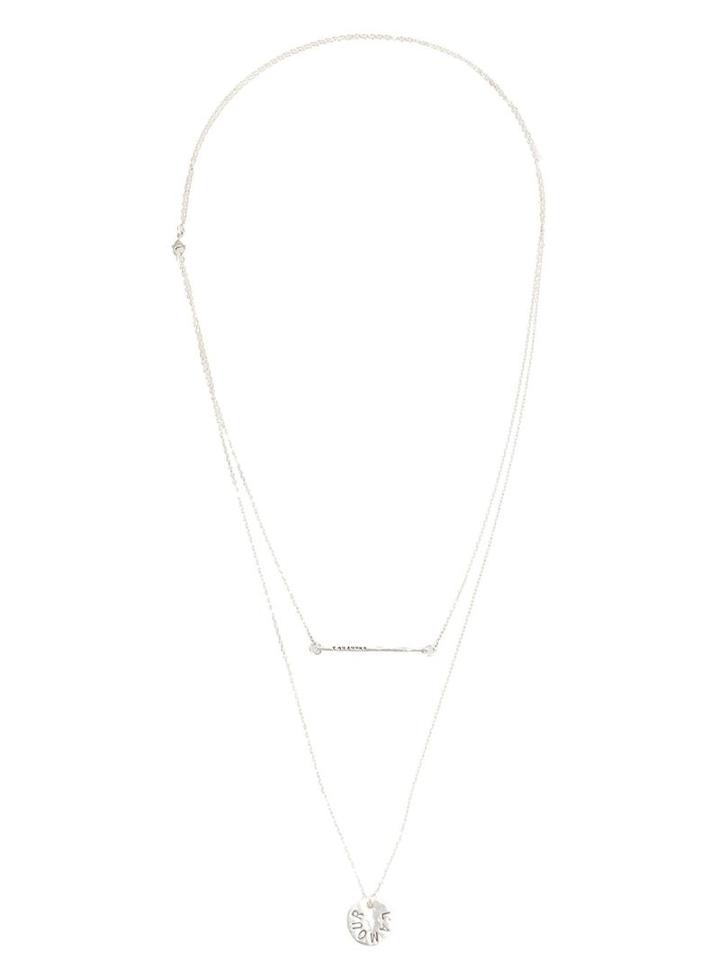 Thoraval 'l'amour Toujours' Necklace, Women's, Metallic