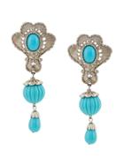 Susan Caplan Vintage 1970s Vintage Barrera Drop Clip-on Earrings -
