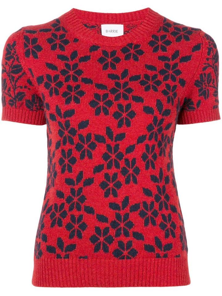 Barrie New Delft Cashmere Top - Red