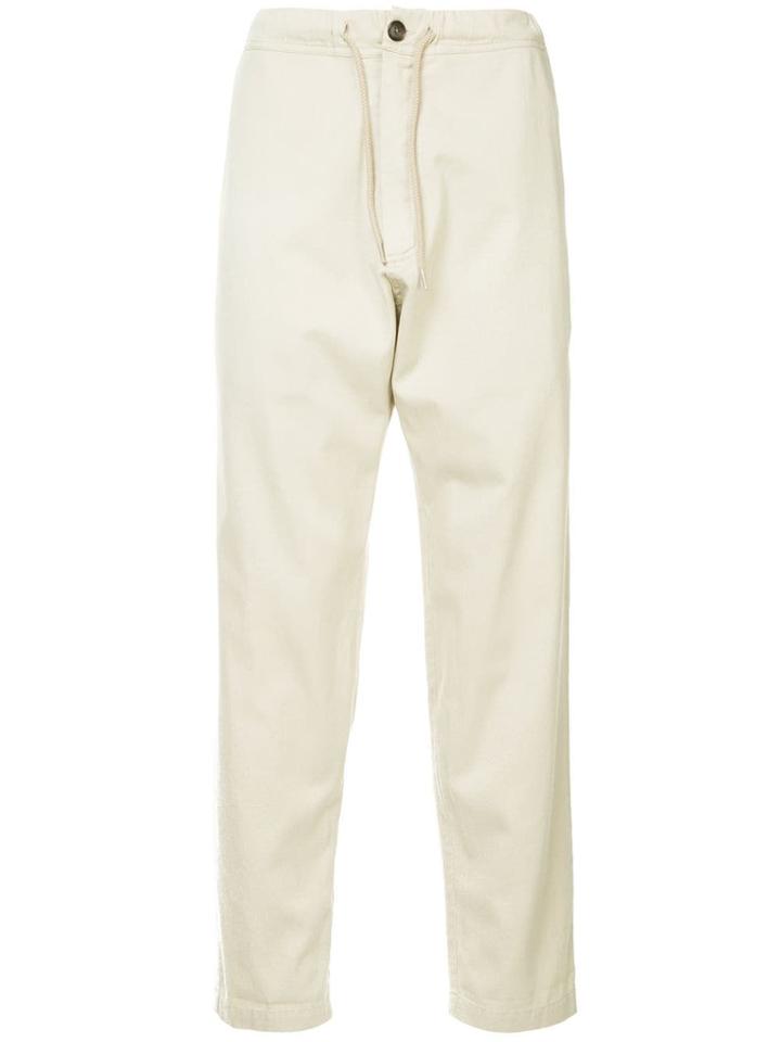 Bassike Tapered Trousers - White