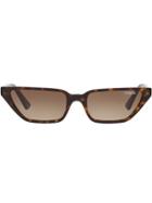 Vogue Eyewear Tinted Cat-eye Sunglasses - Brown