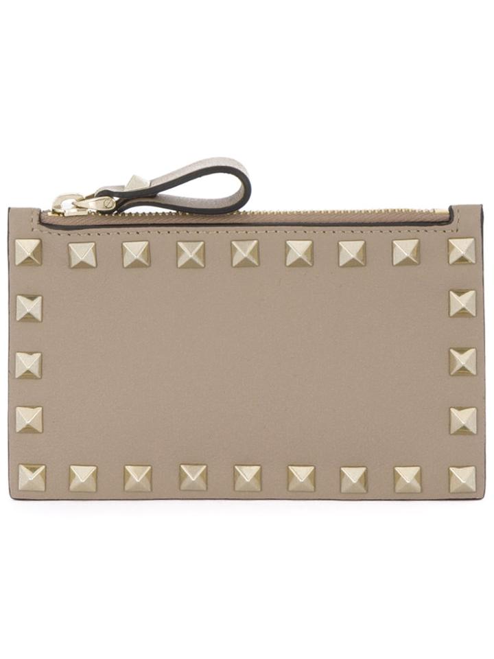 Valentino Valentino Garavani Rockstud Coin Purse - Nude & Neutrals