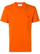 Ami Paris Ami De Coeur T-shirt - Orange