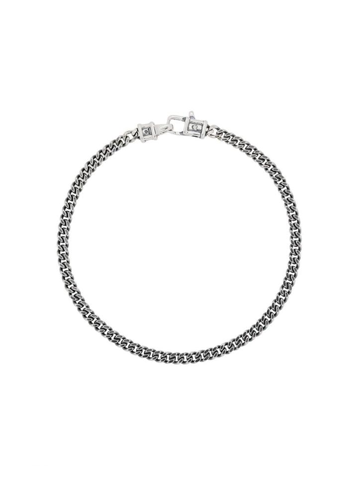 Tom Wood Medium Sterling Silver Curb Bracelet