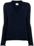 Forte Forte Long-sleeved U-neck Jumper - Blue