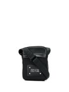 Versace Jeans Couture Logo Plaque Messenger Bag - Black