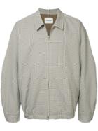 Monkey Time Checked Zipped Jacket - Brown