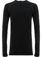 Isaac Sellam Experience - Apaiselt T-shirt - Men - Cotton/calf Leather - M, Black, Cotton/calf Leather