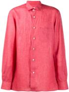Kiton Chest Pocket Shirt - Red