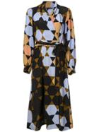 Stine Goya Micaela Printed Wrap Dress - Blue