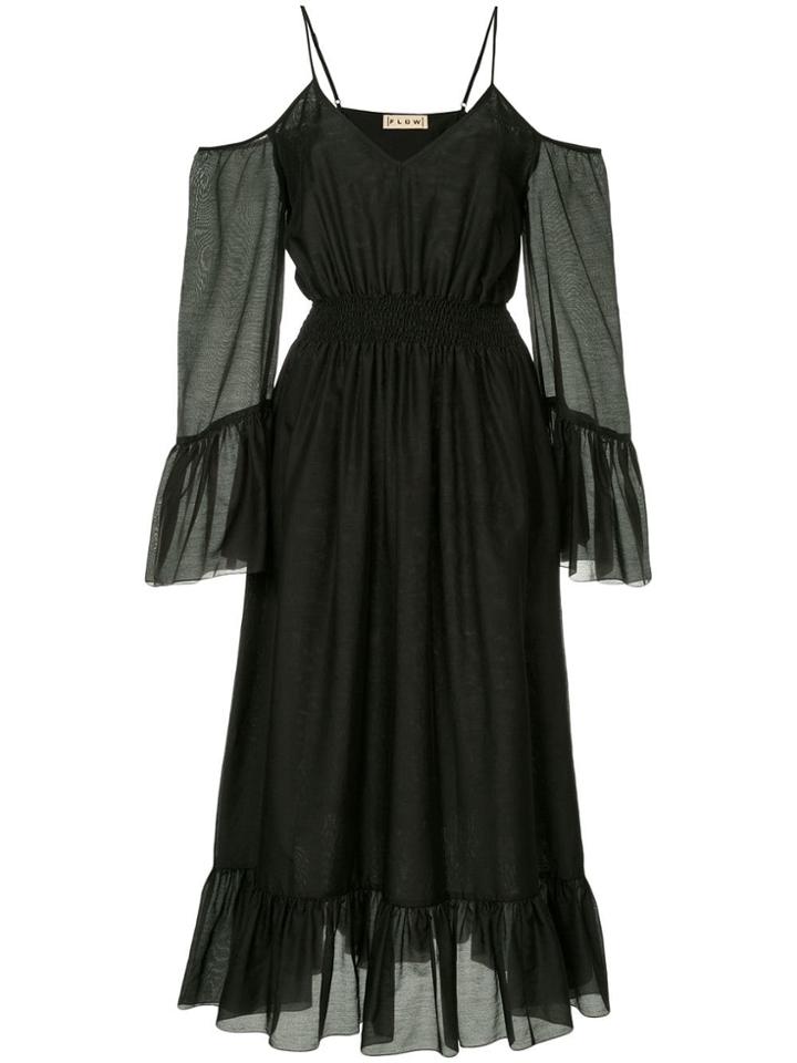 Flow The Label Off The Shoulder Dress - Black