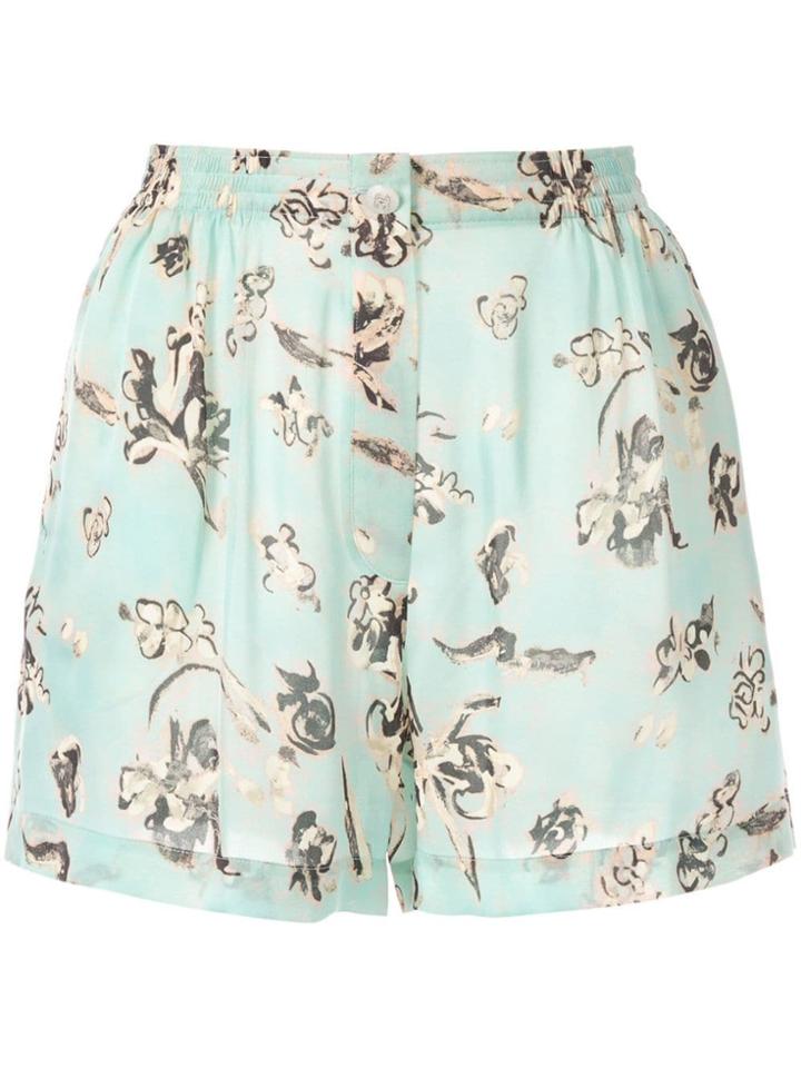 Chanel Vintage Cc Short Pants - Green