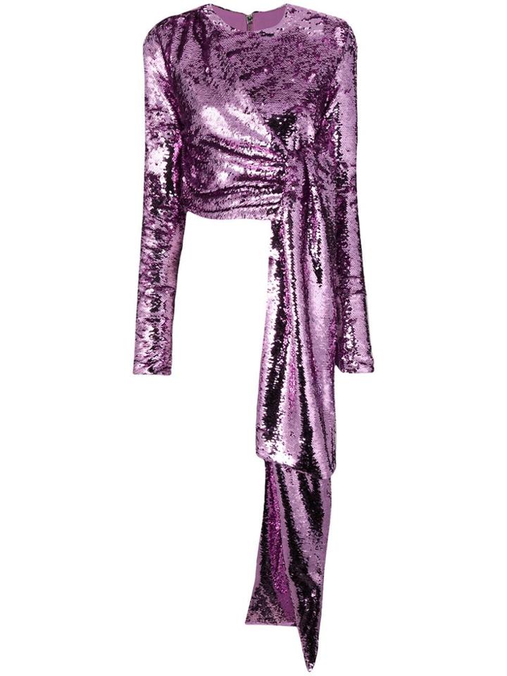 16arlington Sequinned Blouse - Purple