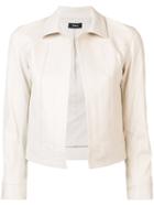 Theory Cropped Jacket - Nude & Neutrals